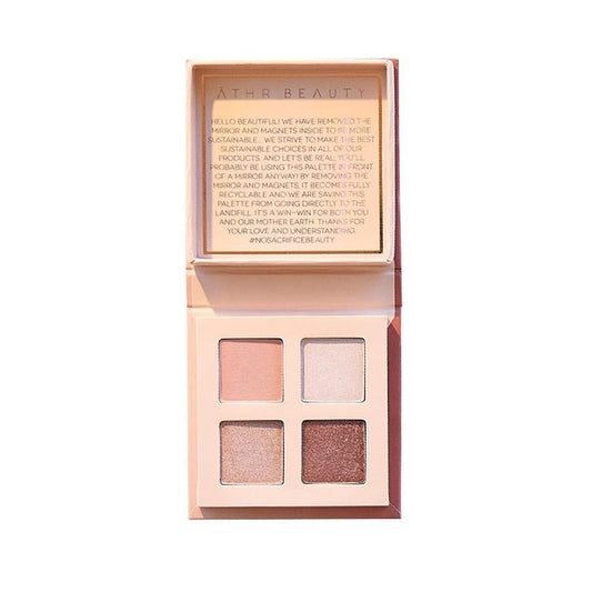 Rose Quartz Crystal Eyeshadow Quad Palette
