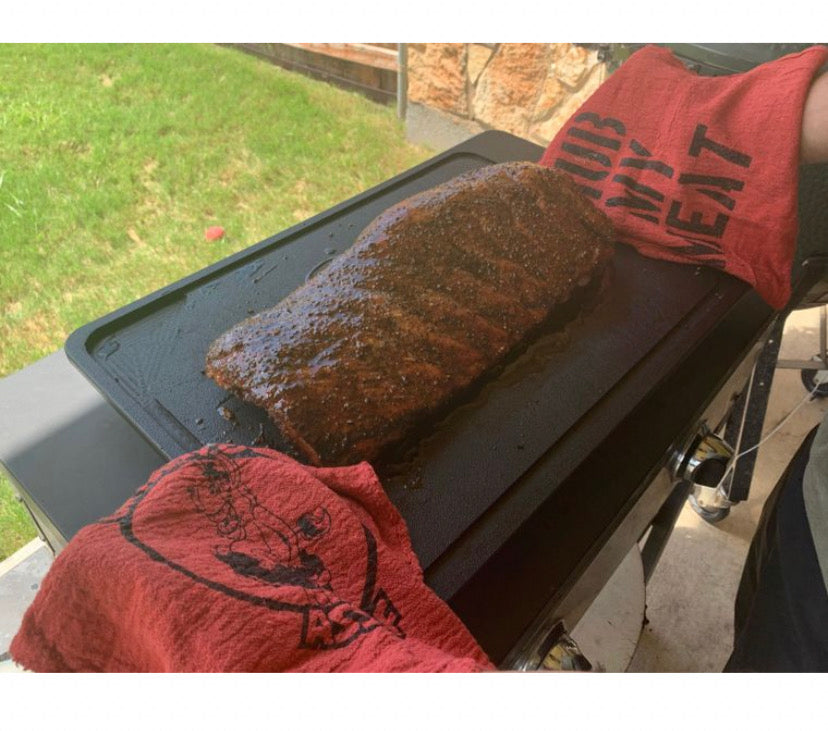 Pit Rag GRILL YOUR ASS OFF - Rub My Meat Pit Rags – baytuckeboutique