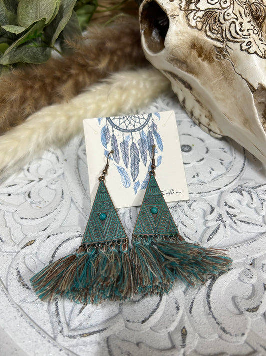 Mick Tassel drop earrings